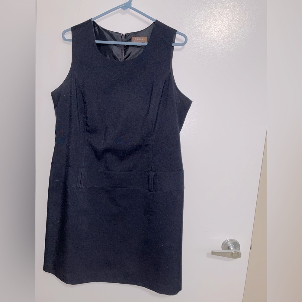 Jessica navy jumper dress